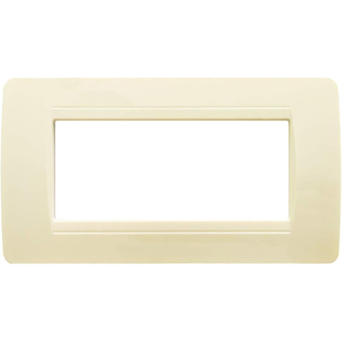 Placca Classic 6 Moduli Tecnopolimero Sabbia Sandasdon Compatibile BTicino Matix SD68006-10