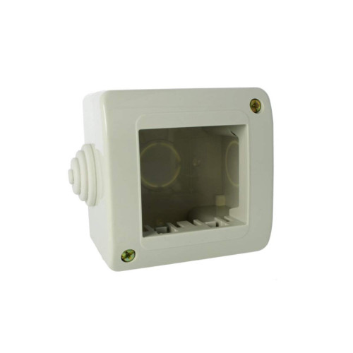 Frontale Custodia Esterna 2 Moduli IP40 Sandasdon Compatibile Matix