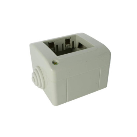 Vista Prospettica Interna Scatola di Superficie 2 Moduli Sandasdon Compatibile Matix