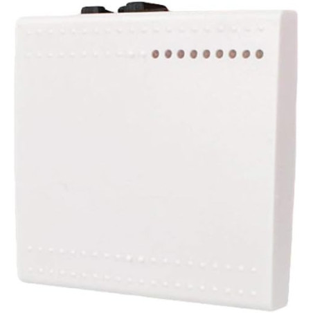 Copritasto Copriforo 2 Moduli Bianco Sandasdon Style Compatibile BTicino Living