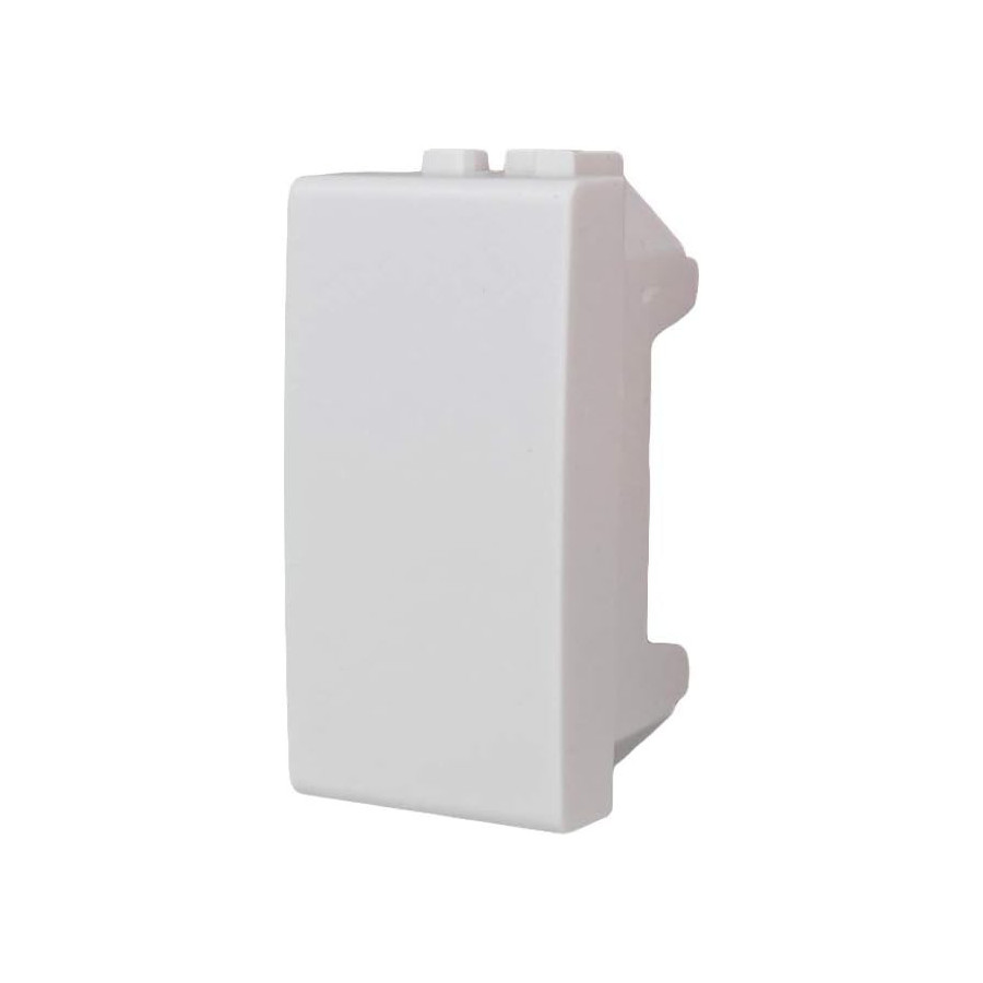 Copriforo Falso Polo 1 Modulo Bianco SANDASDON Style SD40000B Vista Principale