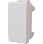 Copriforo Falso Polo 1 Modulo Bianco SANDASDON Style SD40000B Vista Principale