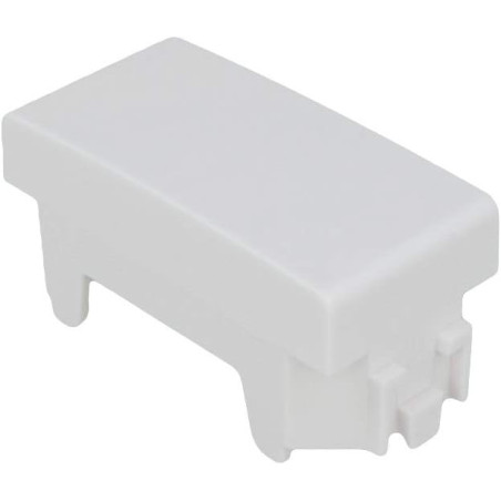 Copriforo Falso Polo 1 Modulo Bianco SANDASDON Style SD40000B Vista Posteriore Innesti