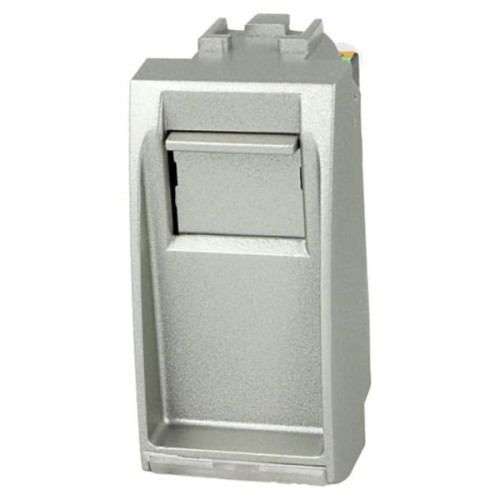 Presa Dati RJ45 UTP CAT5E Silver Tech con Coperchio Antipolvere SD49790T SANDASDON Style Vista Frontale