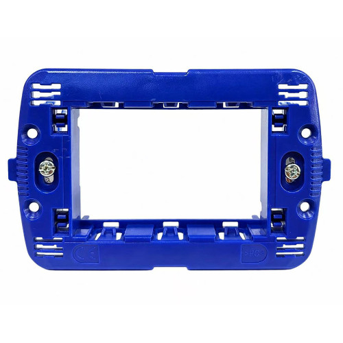 Supporto Portafrutto 3 Moduli con Viti per Scatola 503 Sandasdon Style SD88003 Compatibile BTicino Livinglight LN4703
