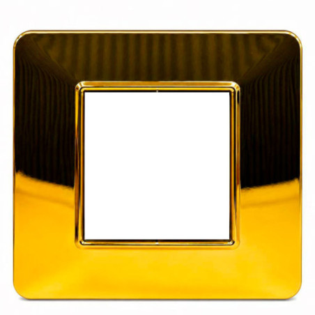 Placca Decorativa 2 Moduli Oro Lucido a Specchio Sandasdon Urban SD78002-13 Vista Frontale