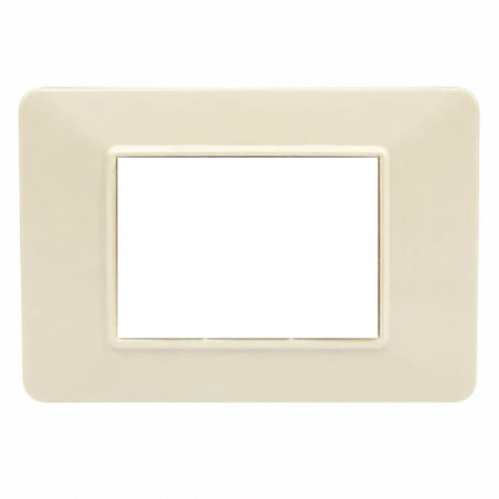 Placca Decorativa 3 Moduli Sabbia Avorio Chiaro Sandasdon Urban SD78003-10 Vista Frontale
