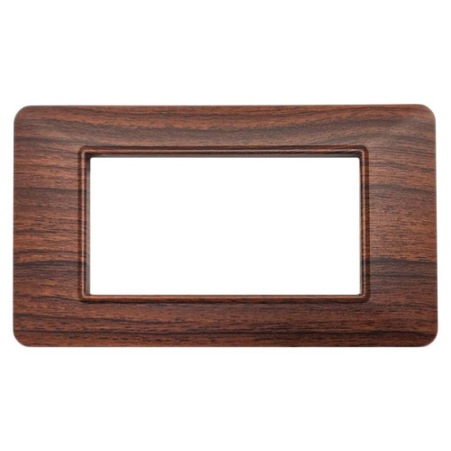 Placca Decorativa 4 Moduli Radica Effetto Legno Sandasdon Urban SD78004-6 Vista Frontale