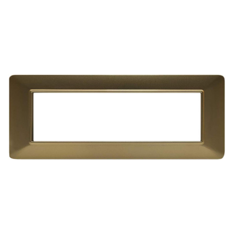 Placca Decorativa 7 Moduli Bronzo Metallizzato Sandasdon Urban SD78007-11 Vista Frontale