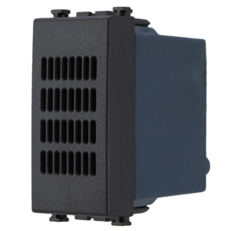 Suoneria 230V 1 Modulo Nero Social SD91008-1 | Compatibile con Vimar Arké