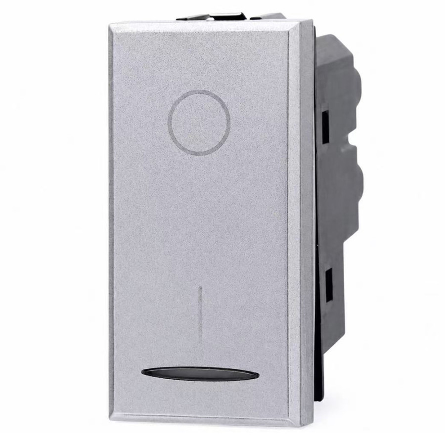 Interruttore Bipolare 2P 16AX 0/I Tech Evolution SD20002T | Compatibile con BTicino Axolute