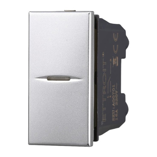 Deviatore Assiale 1P 16AX 1M Tech Evolution SD20013T | Compatibile con BTicino Axolute