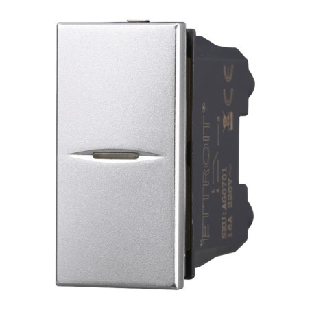 Deviatore Assiale 1P 16AX 1M Tech Evolution SD20013T | Compatibile con BTicino Axolute